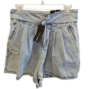 Fashion Nova Brought It Back Mom Denim Cotton Shorts High Rise NEW